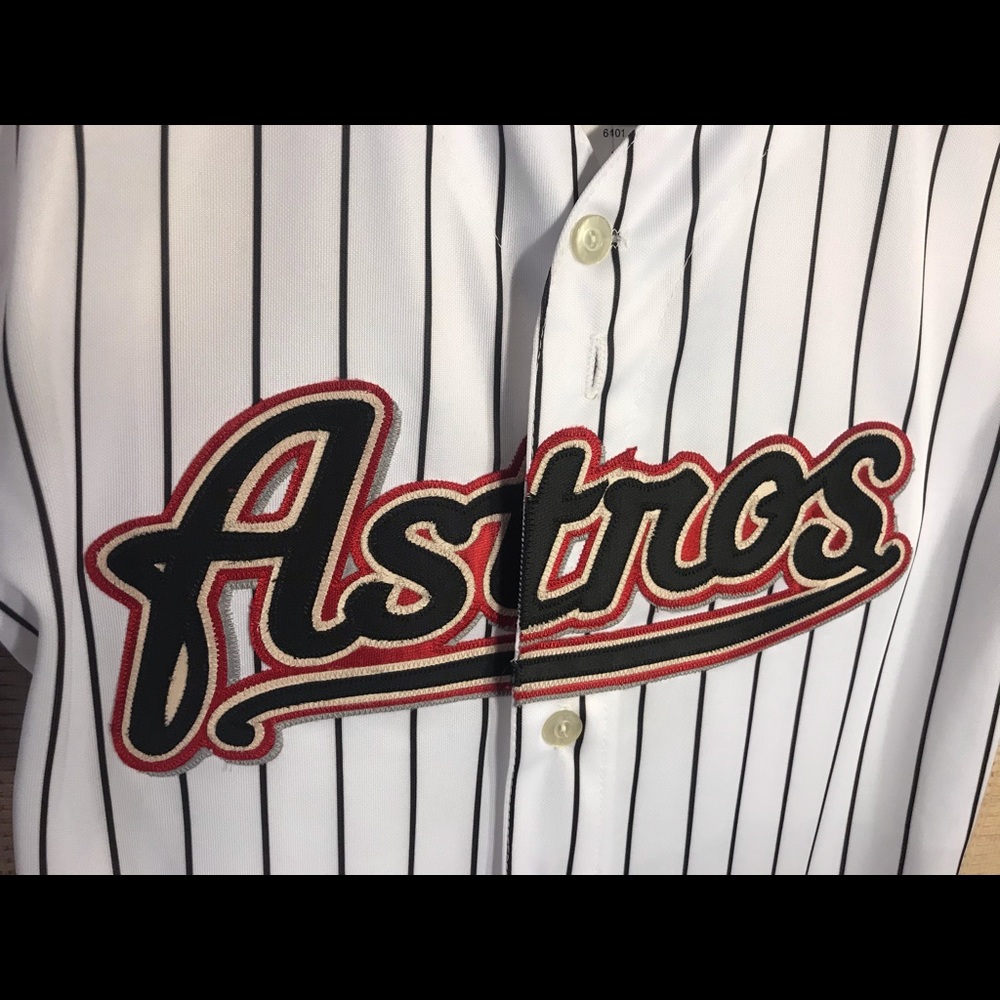 NEW Houston Astros Roger Clemens Majestic Jersey L